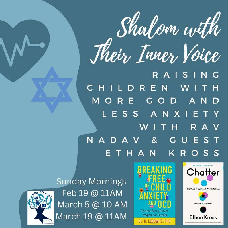 Banner Image for Shalom With Their Inner Voices: Raising Children with More God and Less Anxiety